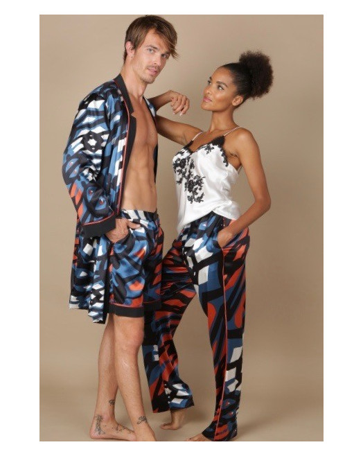 Peignoir Soie Homme