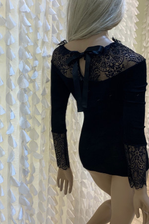 Pull Dentelle Ruban
