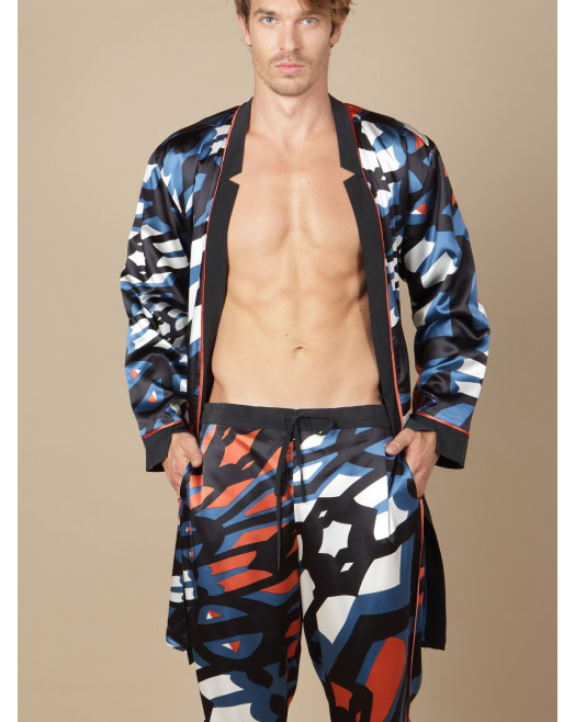 Peignoir Soie Homme