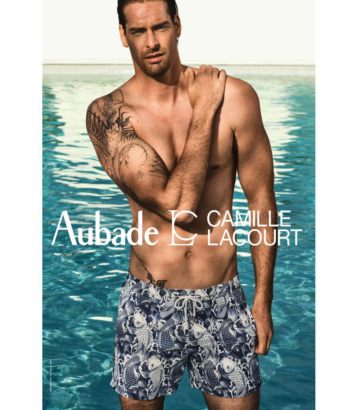 Maillot de bain Homme, Aubade et Camille Lacourt