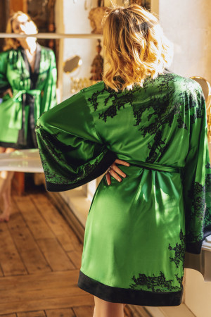 Kimono Velours Soie Pia